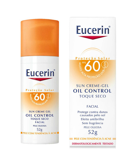 imagem do produto Protetor solar eucerin oil control fps60 52g - NIVEA