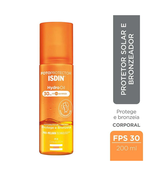 imagem do produto Protetor solar isdin hydro oil fps30 spray 200ml - ISDIN