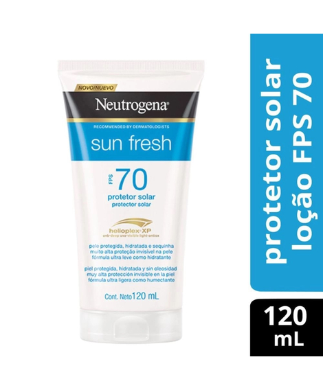 imagem do produto Protetor solar neutrogena sun fresh fps70 120ml - NEUTROGENA