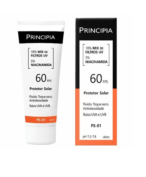 imagem do produto Protetor solar principia fluido 01 antioleosidade fps60 40ml - PRINCIPIA