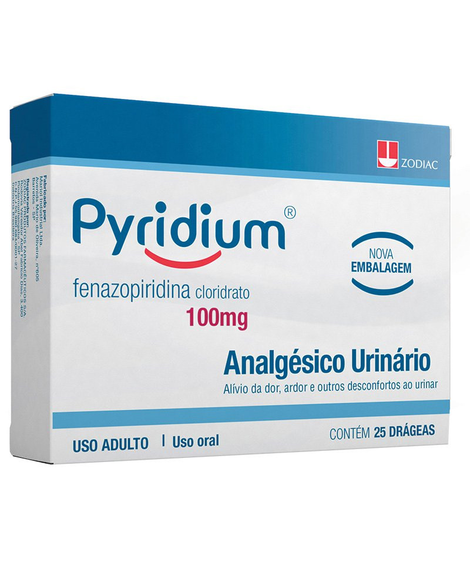 imagem do produto Pyridium 100mg 25 drageas - ZODIAC