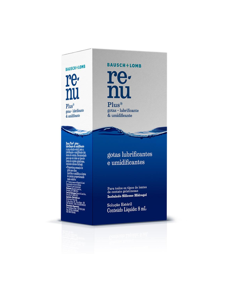 imagem do produto Renu plus gotas lubrificantes 8ml - BAUSCH E LOMB