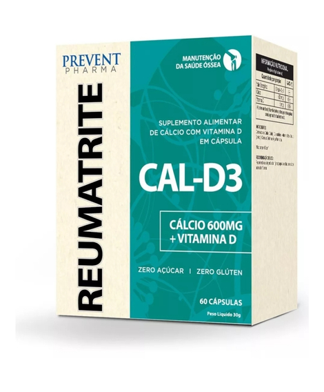 imagem do produto Reumatrite cal-d3 600mg 60 cpsulas - PREVENT PHARMA