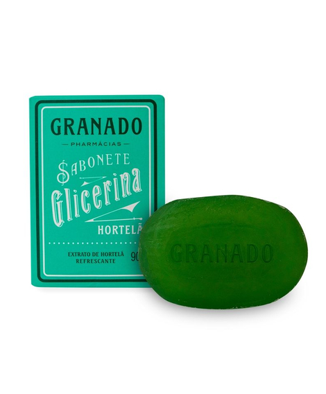 imagem do produto Sabonete granado glicerina hortela 90g - GRANADO