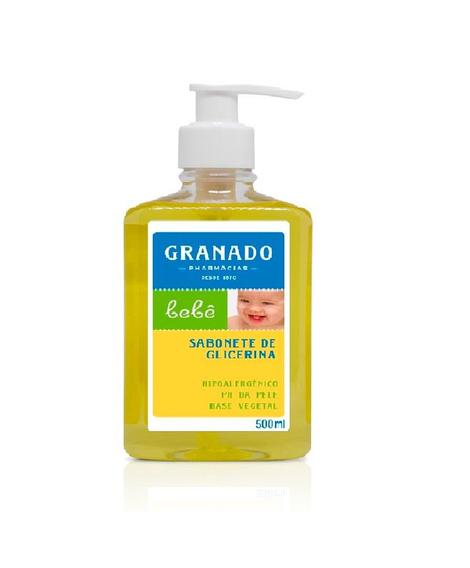 imagem do produto Sabonete liquido granado bebe p/ pele sensiveis 250ml - GRANADO