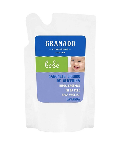 imagem do produto Sabonete liquido granado bebe refil lavanda 250ml - GRANADO