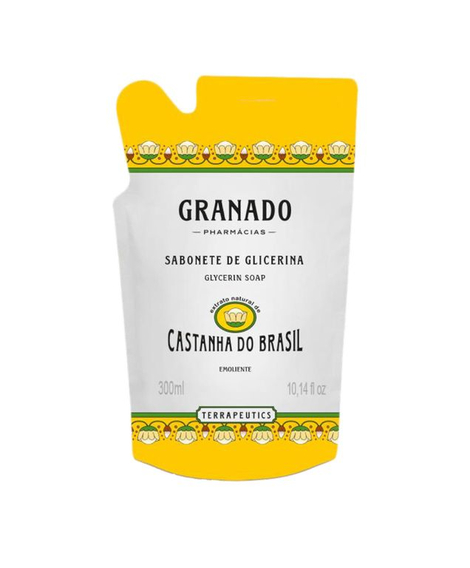 imagem do produto Sabonete liquido granado refil terrapeutics castanha 300ml - GRANADO