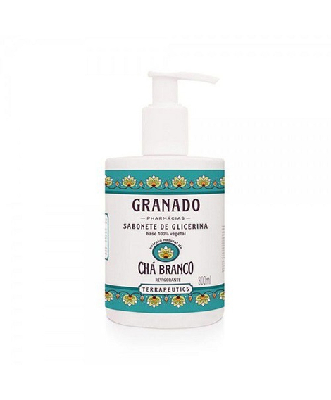 imagem do produto Sabonete liquido granado terrapeutics cha branco 300ml - GRANADO