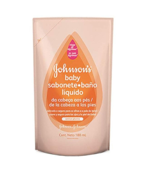 imagem do produto Sabonete liquido johnsons baby refil glicerinado 180ml - JOHNSON E JOHNSON