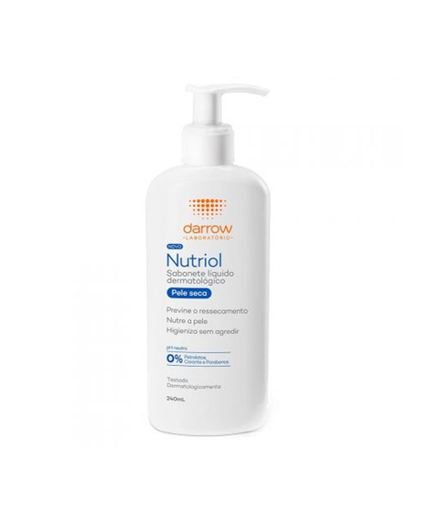 imagem do produto Sabonete liquido nutriol para pele seca 240ml - DARROW