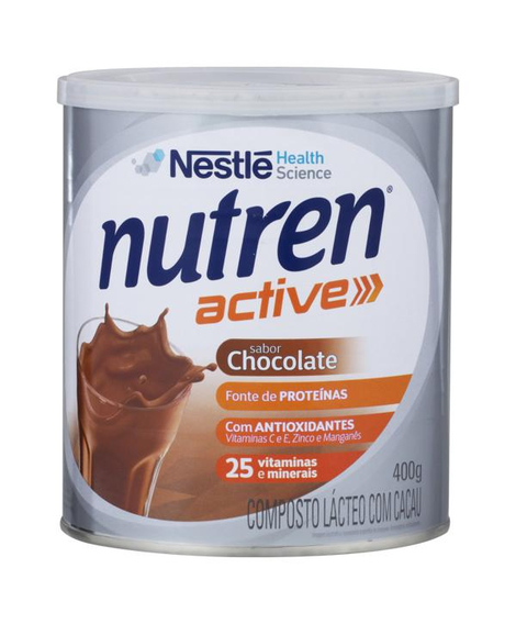 imagem do produto Suplemento alimentar nutren active chocolate 400g - NESTLE