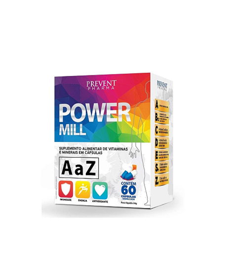 imagem do produto Suplemento power mill a-z mulher 90 cpsulas leve 3 pague 2  - PREVENT PHARMA