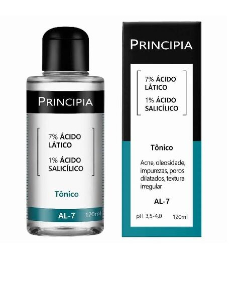 imagem do produto Tonico facial principia 7%acido latico 120ml - PRINCIPIA