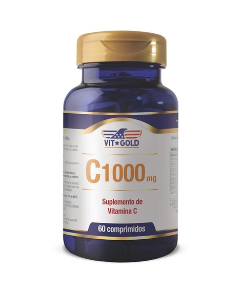 imagem do produto Vitamina c 1000mg 60 cpsulas vitgold  - VITGOLD