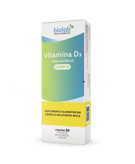 imagem do produto Vitamina d3 15.000ui 4 cpsulas biolab - BIOLAB