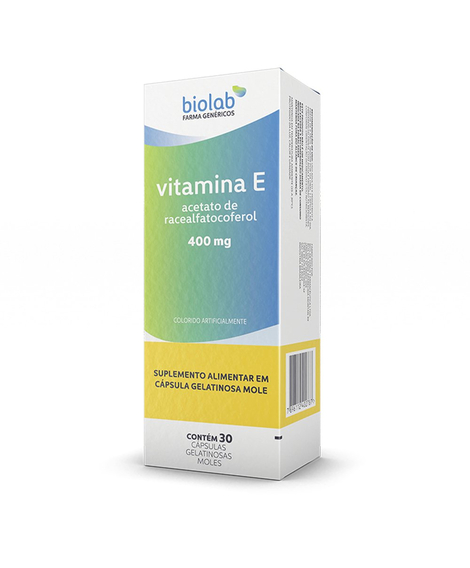 imagem do produto Vitamina e 400mg 30 cpsulas biolab - BIOLAB